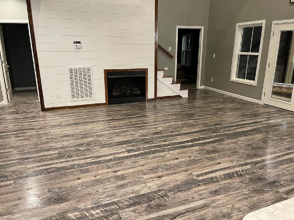 A new home renovation floor works